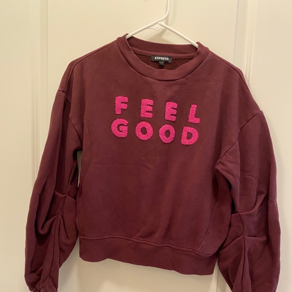 Burgundy sweater
